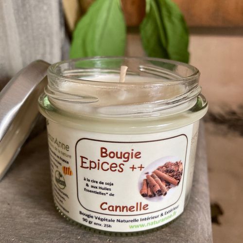 Bougie EPICES + Cannelle 90 gr