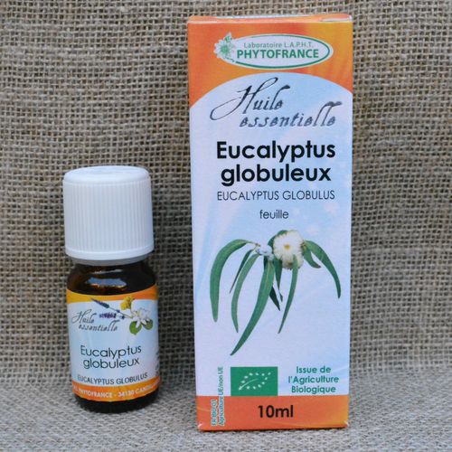 Huiles Essentielles Eucalyptus Gloguleux Bio 10 ml